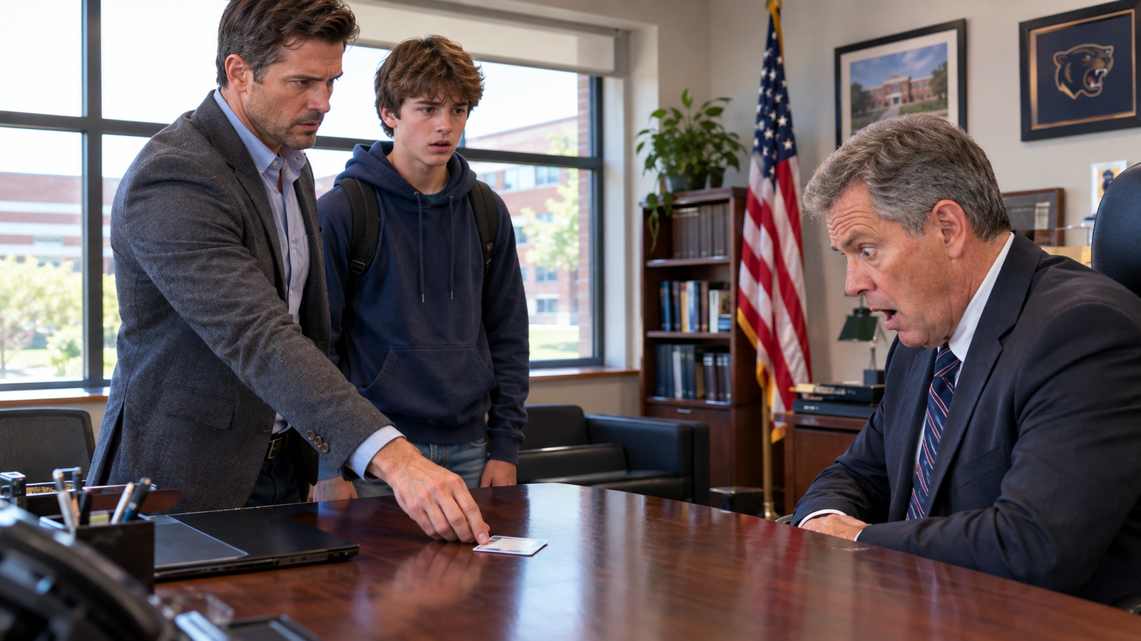 The Principal Said, “This School Is Mine—You Can’t Tell Me What to Do”… Then the Father Revealed His Identity