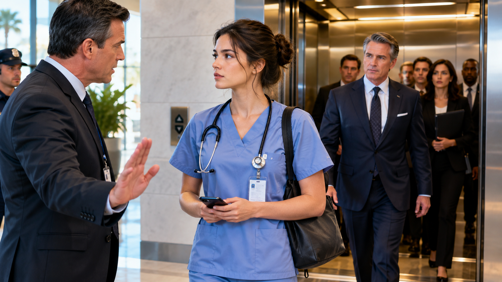 They Stopped the Quiet Nurse at the Private Hospital Then the CEO Called Her “Dr. Morgan”